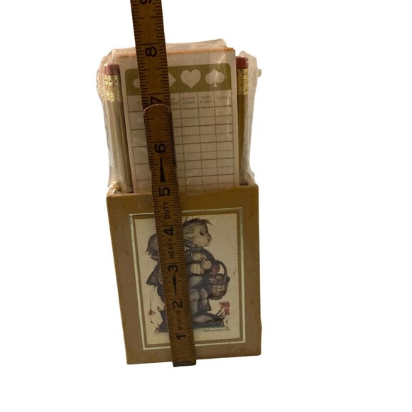 Vintage Hummel Bridge Score Cards Pad Set With Pencils - Picture 5 of 5